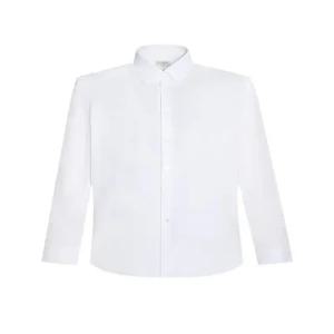 [BY파크랜드][오스틴리드][WARM JERSEY] 화이트 스냅단추 카라 스트레치 셔츠_A3D