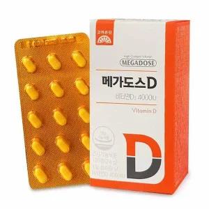 [셀러허브]고려은단 메가도스D 비타민D3 4000IU 120정 4개월분 고함량 D (S35778748)