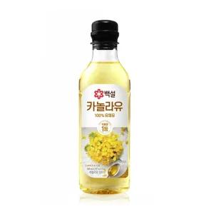 백설 100% 카놀라유 식용유 500ml  (1개)