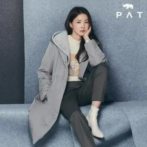 [PAT 여성] 무스탕후드 구스 다운 코트_1I81901