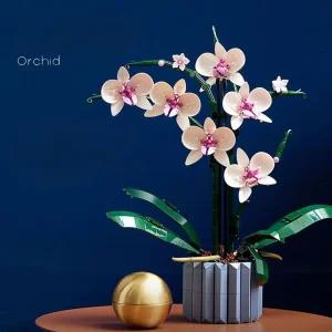 호환레고 보태니컬 난초 10311 장식 호환 미니 화분 블록 선물