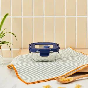 [모던하우스] 클리어글라스 오븐유리 정사각 스팀홀 320ml