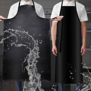 하이롱 PU 가죽앞치마 정육점 횟집 수산시장 주방 공방 공장 작업실 야외 벌초 예초기 앞치마
