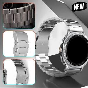 핸드폰케이스 갤럭시 워치 8/8 클래식용 티타늄 스트랩 울트라 /울트라 47mm용 메탈 밴드 링크 합금 시계 팔찌