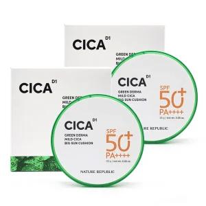 네이처리퍼블릭 그린더마 마일드 시카 빅 선쿠션 25gx2개