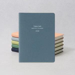 테이블토크 다이어리 A6 26년 먼슬리 미니 직장인 업무용 수첩 2026 월간 핸디