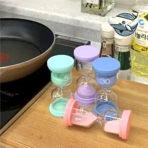 다채로운 색상 모래시계 요리 타이머 1분 5분 1분모래시계 타이머 사우나모래시계 모래시계