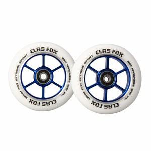 CLAS FOX 100mm 원 페어 프로 스턴트 스쿠터 휠(ABEC-9 베어링 CNC 메탈 코어 그라비티 ) (2개)