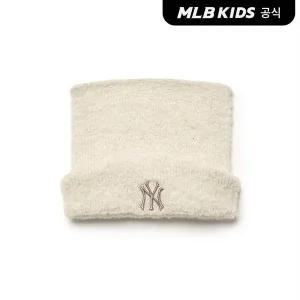[MLB키즈]여아 미야옹 부클 비니 NY (Cream)
