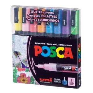 유니 포스카 마카 세트- PC-3ML 8색