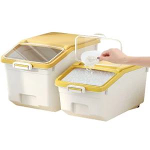 신선유지 잡곡통 투명 20kg 방습 쌀통 주방