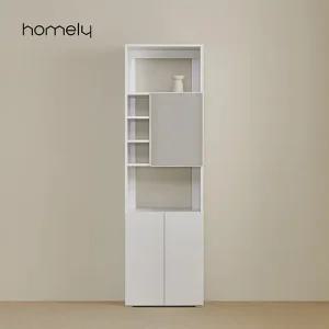 홈리 심플리 화이트 드레스룸 시스템 헹거 600 화장대형 옷장