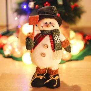 빈티지 키다리 눈사람인형  50cm) 크리스마스인형 눈사람인형 장식인형 소품인형 카페장식