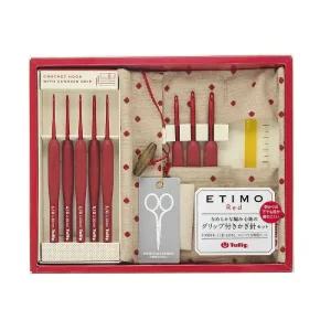 튤립 ETIMO 에티모 레드 뜨개질 코바늘 세트 TED-001