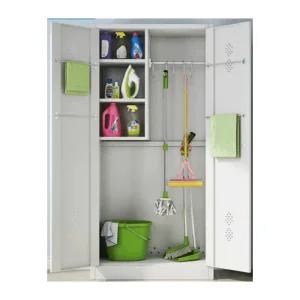 야외창고 발코니 테라스 정원 옥상 사무실 수납장 캐비닛 -파란색 높이 1.5m