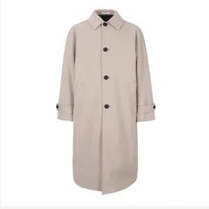 [롯데백화점]지이크 [F/W] 프리미엄 스탠카라 포버튼 트렌치 코트 베이지 PFN7302PC