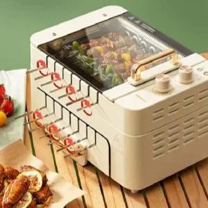 연기 안나는 그릴 전기 가정용 꼬치 그릴팬