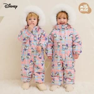 [밀크마일] [디즈니]베이비도널드앤데이지 방한스키슈트