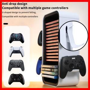 범용 게임 스토리지 스탠드 호스트 디스크 18 CD 스토리지 박스 홀더 PS5 PS4 PS3 XBOX 스위치 디스크 선반