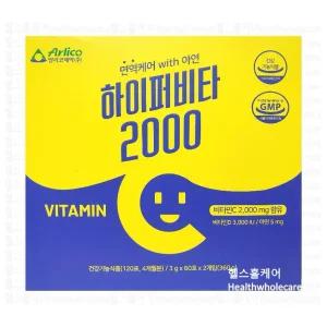 맛있는 면역 하이퍼비타120포 비타민C 2000mg 비타민D 3000mg 아연 면역케어 1개 120회분