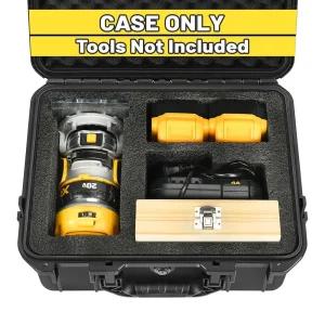 Dewalt 라우터용 하드 케이스 - Dewalt 20V Max XR 무선 목공 라우터 도구용 공구 가방, 브러시리스 DCW600