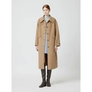 [CC콜렉트](대구신세계)핸드메이드 싱글 칼라 코트_C254MSG172