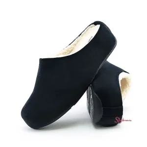 키높이 겨울 털슬리퍼 사무실 양털 방한 여성 여자 퍼슬리퍼 겨울용 발편한 푹신한 앞코막힌 앞막힘 신발cn