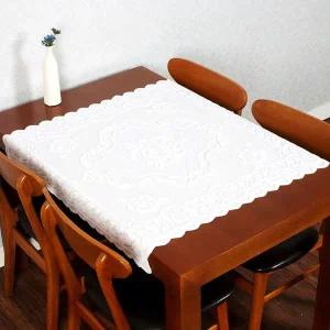 프렌치 클래식 80x80cm 레이스 테이블보 식탁보
