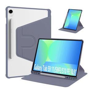 삼성 갤럭시 탭 S10 FE 10.9인치 2025 SM-X520용 회전 커버, S9 11인치 케이스 (펜슬 홀더 포함)
