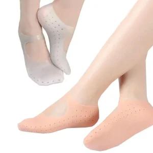 실리콘 보습 덧신 수면 양말 각질 관리 수분 보급 풋패드/패드/제거/발각질/뒷꿈치/보호/발보습/발꿈치/