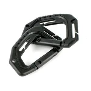 플라스틱 D형 카라 비너 고리/잠금/캠핑/열쇠/걸이/등산/키링/미니/고강도/카라비/잠금식/후크/암벽/안전