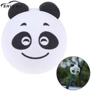 팬더 인형 안테나 공 플러시 EVA 폼 공중 토퍼 장식 자동차 지붕