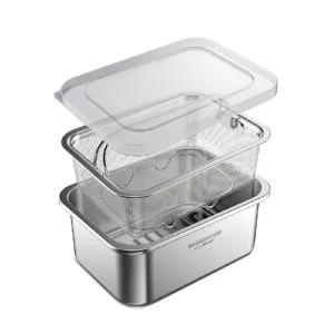 [바겐슈타이거] 무연마제 드렌인 스텐304 박스 두부보관 물빠짐 채반