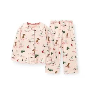 [갤러리아] [오르시떼] 여아동 G036 무민스노우볼 긴소매 파자마 세트