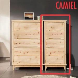 HNK2 편백나무 원목 600 5단서랍장 SZ_EC0070