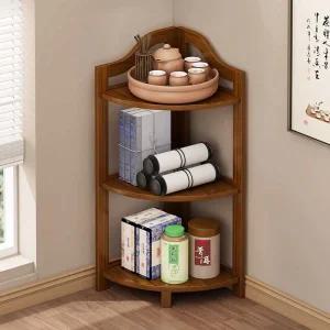 코너장 선반 장식장 모서리 거실 수납장 삼각 틈새 책장