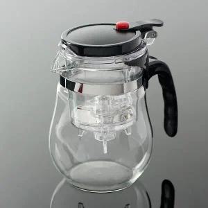 버튼식 내열유리 차포트 티포트 표일배 스타일