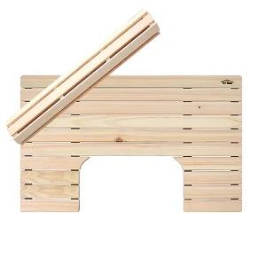 편백나무 롤링 발매트 중 (홈자) / 욕실 화장실 베란다 현관 캠핑 원목 발판 발매트