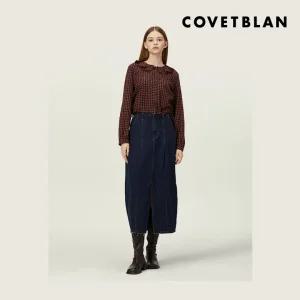 [COVETBLAN] 홀카라 체크 블라우스(V226MBL104W)