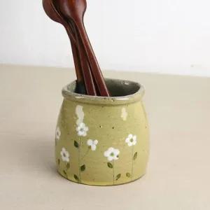 수저통 소품 주방용품 숟가락젓가락통 수저꽂이 디자인이예쁜 도자기수저통 수저함