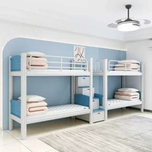 분리형2층침대 낮은 경사형사다리 철제 분리형 난간 가드 벙커 다락방