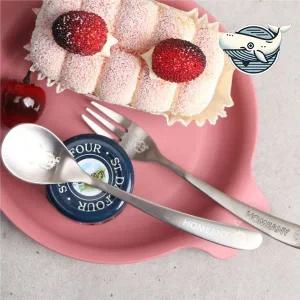 귀엽고 실용적인 동물티스푼 커피디저트포크 요거트숟가락