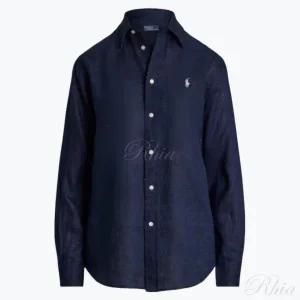 폴로 랄프로렌 25FW 포니로고 자수 리넨 셔츠 211970730002