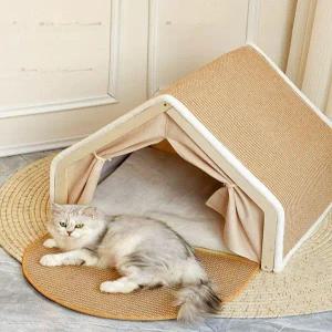 고양이 숨숨집 하우스 텐트 강아지 동굴집 스크래쳐 펫 강아지집 고양이집 방석