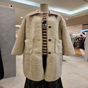 [에이지도르] ALFIWIJ143 코지 버클 부클 코트