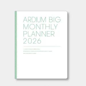 2026년 빅사이즈 다이어리 먼슬리 플래너 스케줄러 감성다꾸