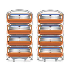 [정품] Gillette 퓨전 Fusion Power 남성용 면도날 리필, 8개입 785865