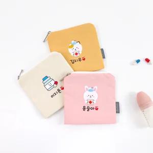 세맘스 양면방수 주세용2 네임 어린이집약파우치 유치원준비물 방수파우치 생일답례품