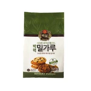 백설 박력 밀가루 2.5Kg베이킹 베이 밀분 과자용분 요리용 제분
