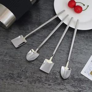 롱티스푼 스텐 삽모양디저트스푼 17.8CM 스푼세트